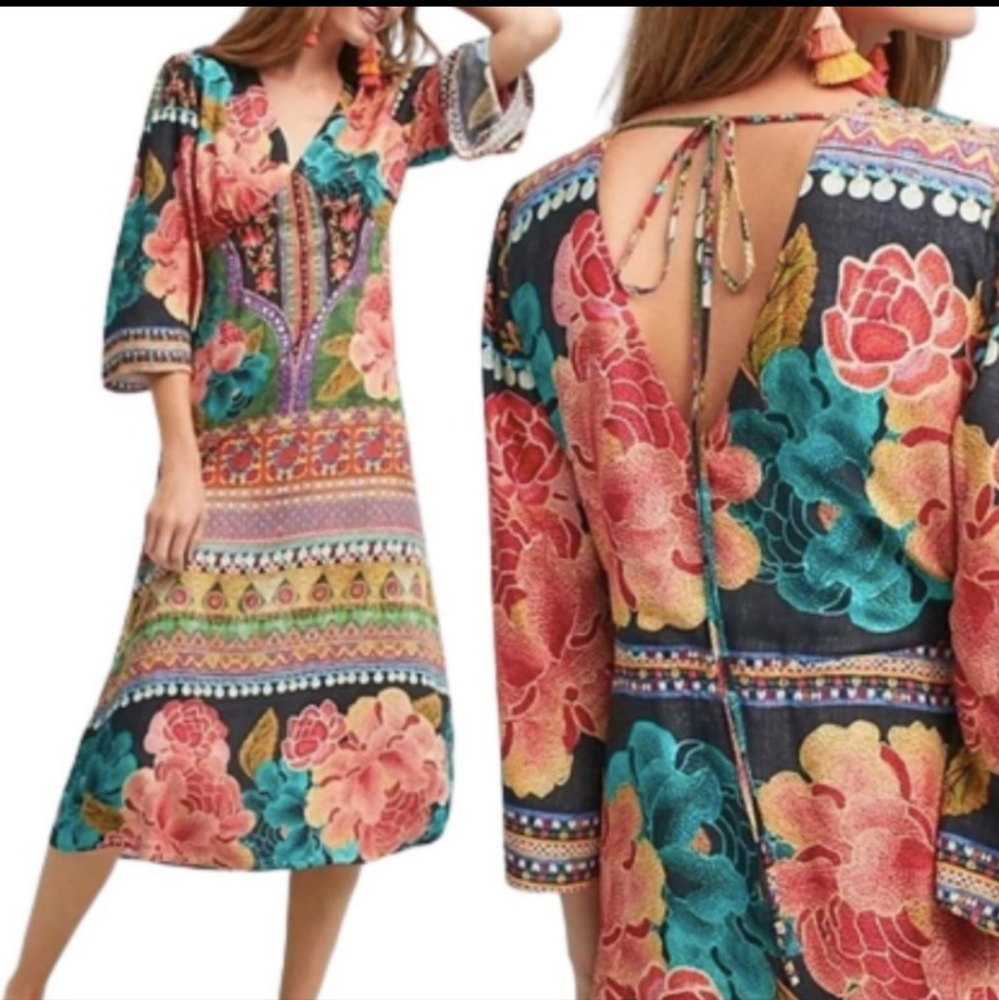 Anthropologie Farm Rio Rosario Dress